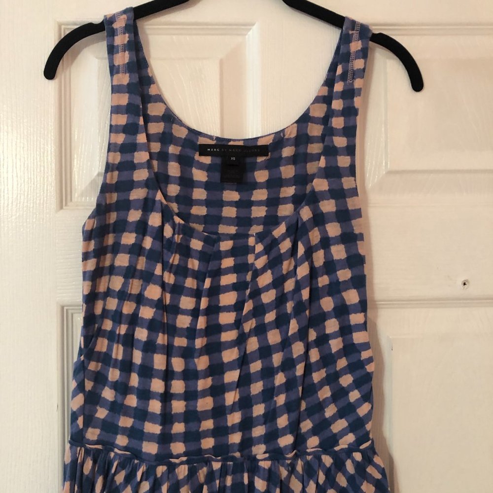 MARC by Marc Jacobs Molly Check-Print Jersey Dress - Picture 6 of 9
